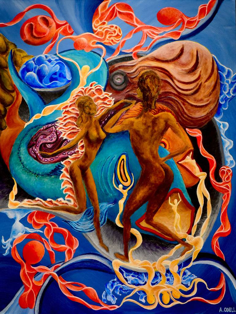 770x1027 Saatchi Art Ladle Of Life - Odell Painting