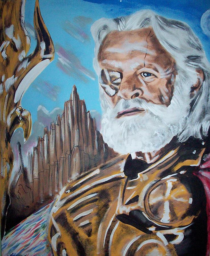 737x900 Odin, King Of Asgard Painting By Tom Tarpey - Odin Painting