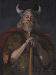 224x300 Odin Paintings - Odin Painting