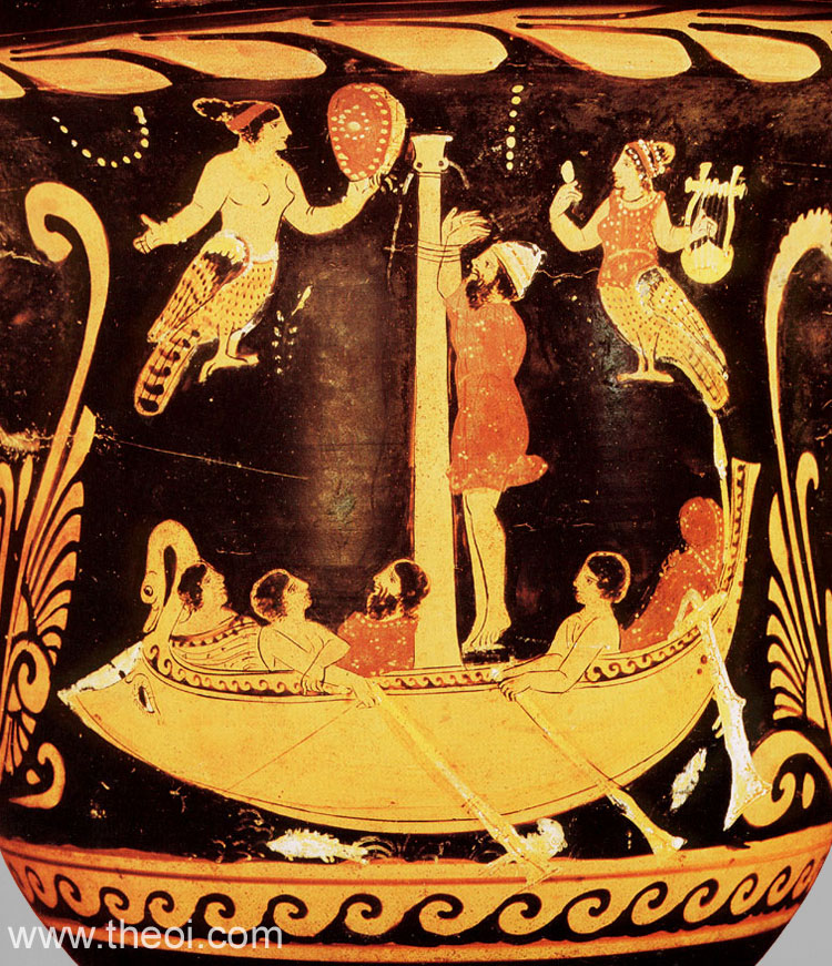 750x871 Odysseus Amp The Sirens - Odysseus And The Sirens Painting