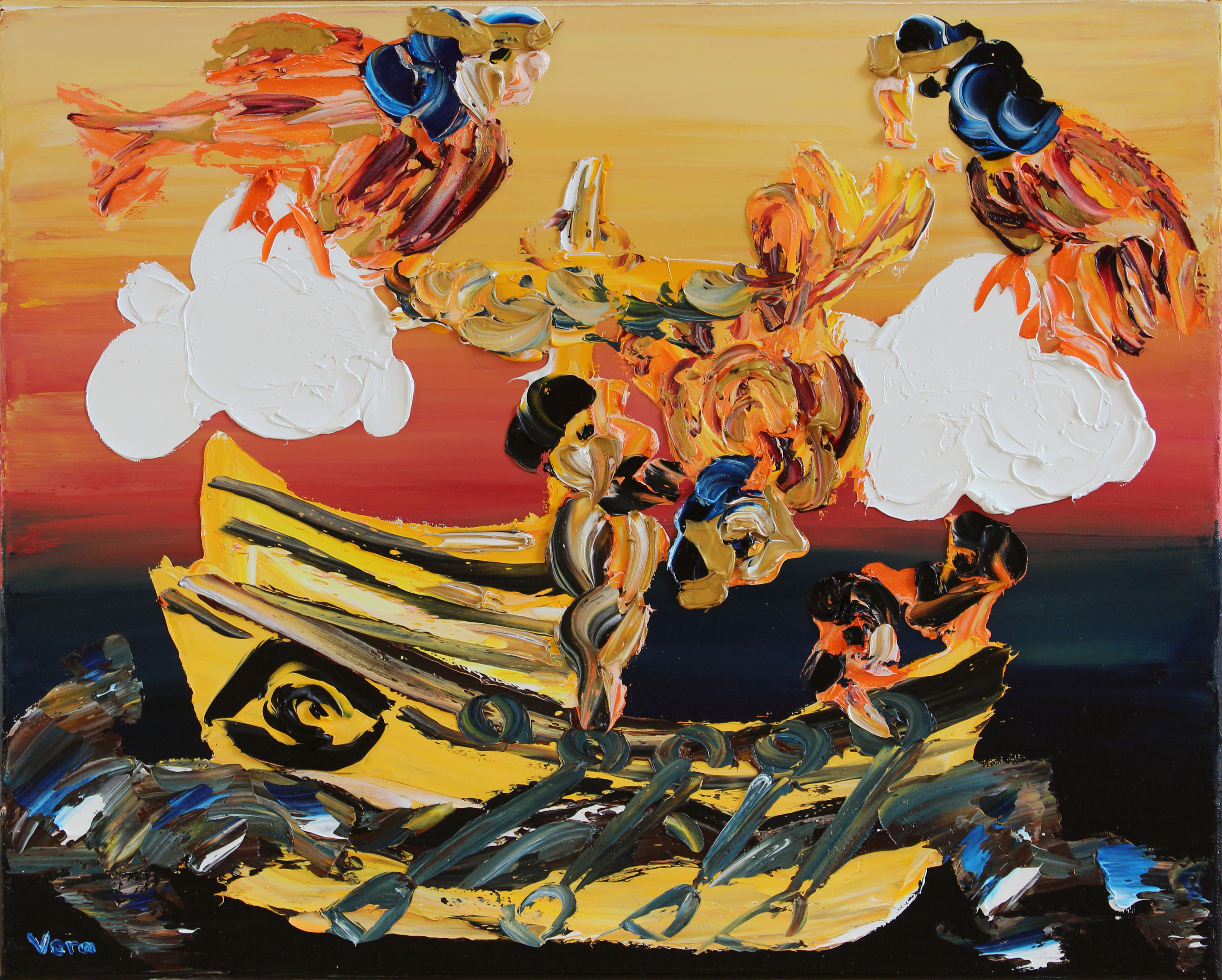 3786x3037 Odysseus And The Sirens Vera Wilde - Odysseus And The Sirens Painting