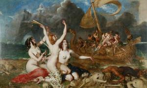 300x180 Odysseus Ancient Origins - Odysseus And The Sirens Painting