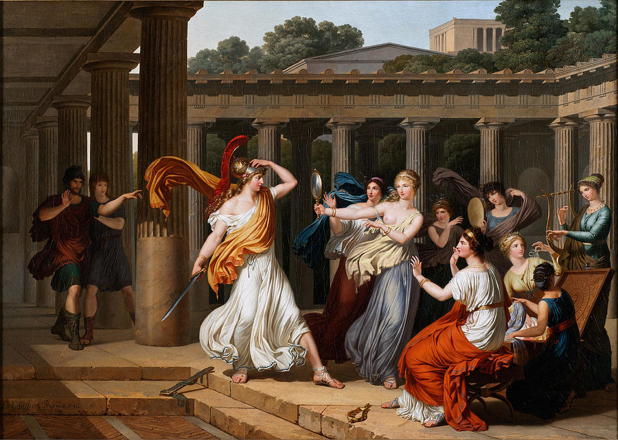 900x640 Odysseus Recognises Achilles Amongst The Daughters Of Lycomedes - Odysseus Painting