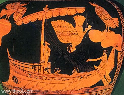 492x378 The Odyssey - Odysseus Sirens Painting