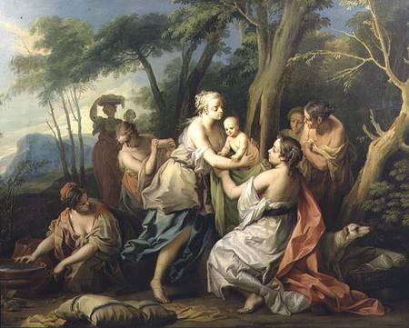 450x361 The Finding Of Oedipus - Oedipus Painting