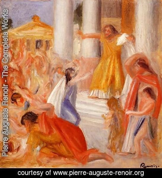 546x600 Pierre Auguste Renoir - Oedipus Rex Painting