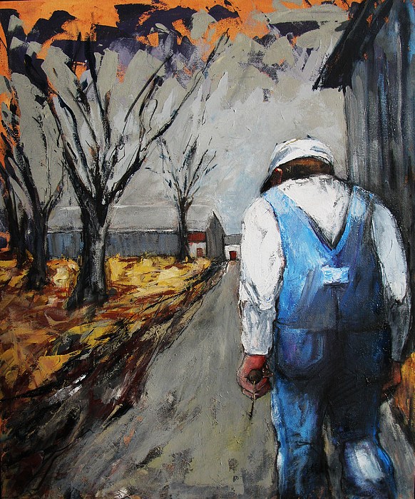 582x700 Of Mice And Men Painting By Michelle Winnie - Of Mice And Men Painting