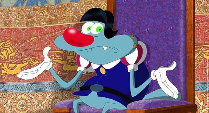 720x389 Image - Oggy And The Cockroaches Painting