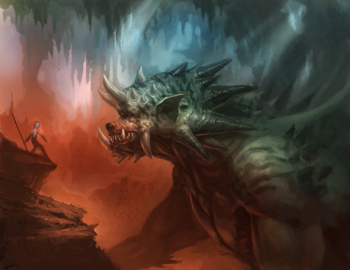 700x540 How To Paint Ogre Dragon. - Ogre Painting