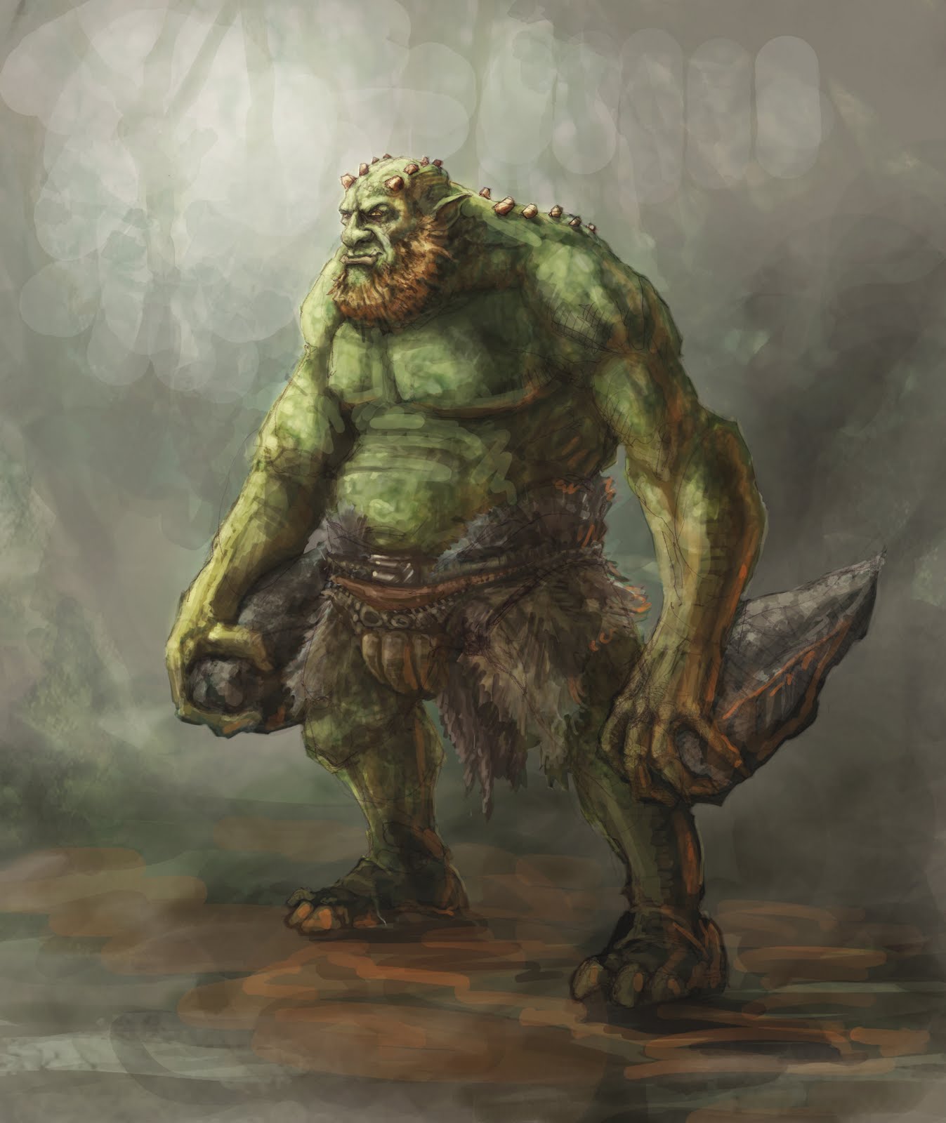 1347x1600 Ogres Neverwinteronline Wiki Fandom Powered By Wikia - Ogre Painting