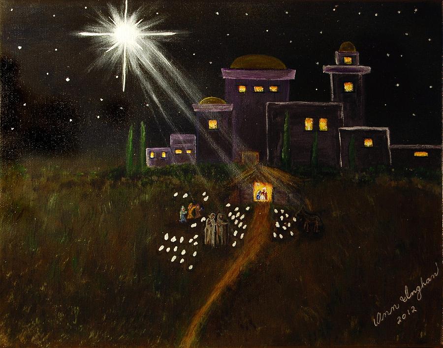 900x708 O Holy Night Painting By Ann Ingham - Oh Holy Night Painting