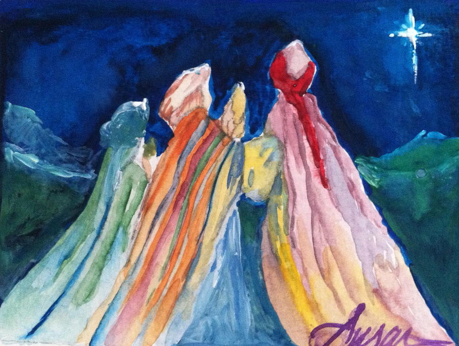 900x679 Oh Holy Night Painting By Susan Voigt - Oh Holy Night Painting