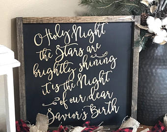 340x270 Oh Holy Night Etsy - Oh Holy Night Painting