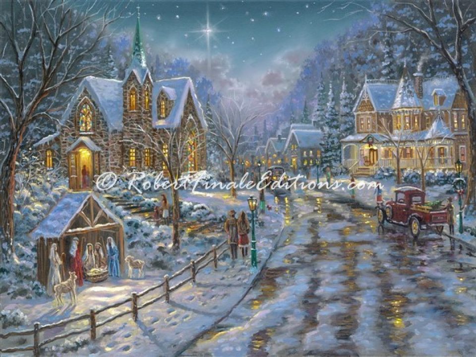 960x720 Robert Finale Editions Canton, Ga. 770 345 8691 Oh Holy Night - Oh Holy Night Painting