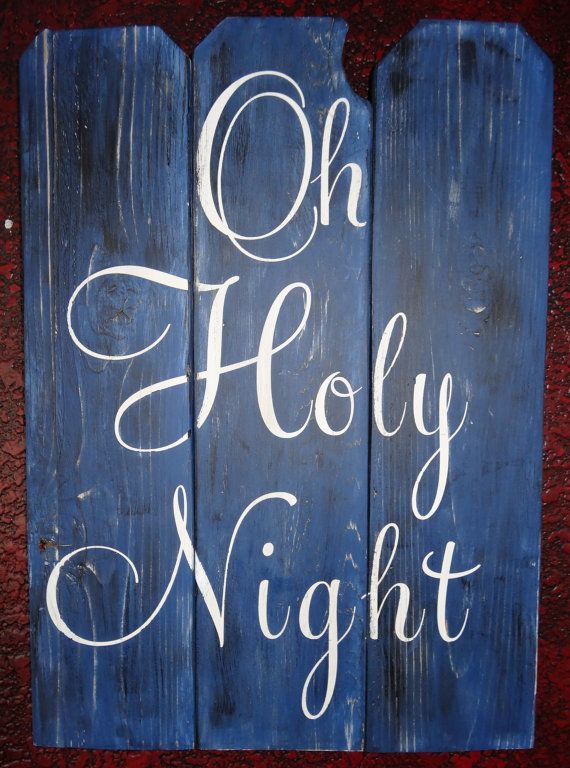 570x768 The 1206 Best Christmas Wood Craft Images On Christmas - Oh Holy Night Painting