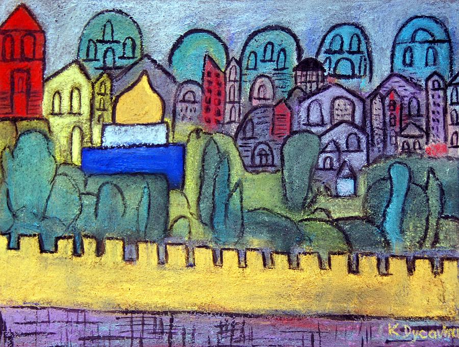 900x680 Oh Jerusalem Painting By Kelly Dycavinu - Oh Jerusalem Painting