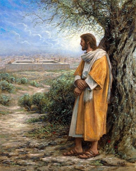 480x600 Oh Jerusalem . Jesus (Loving Savior ) Jerusalem - Oh Jerusalem Painting