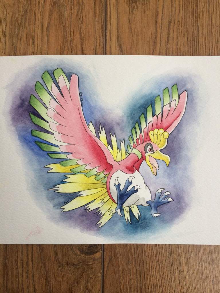 768x1024 Ho Oh Painting Finished Amino - Oh Painting