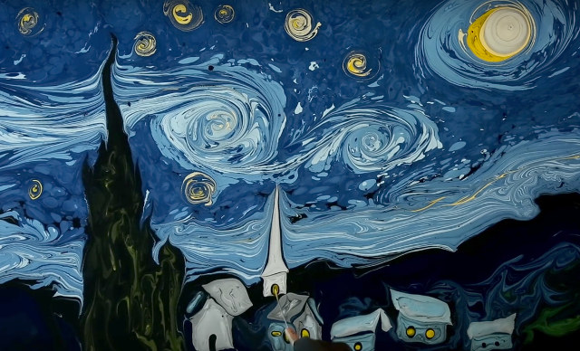 640x388 Oh Wow Artist Recreates Van Gogh'S - Oh Painting
