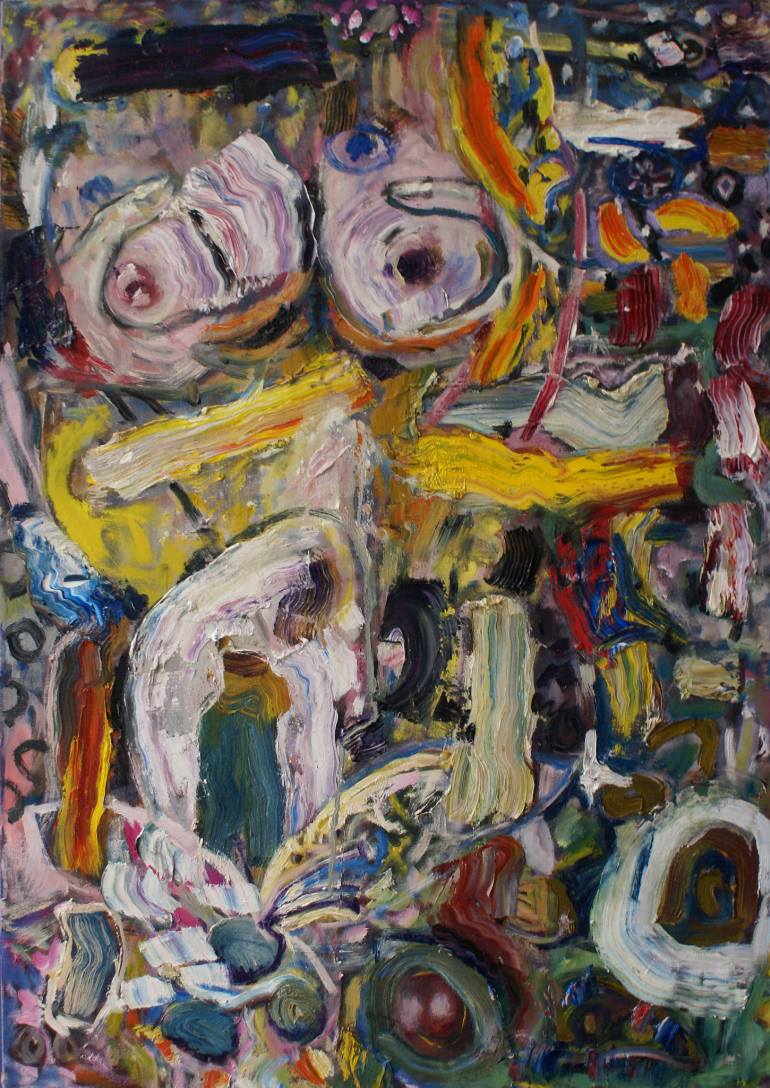 770x1088 Saatchi Art Oh, Georgia O'Keeffe's Gorgeous Breasts Painting By - Oh Painting