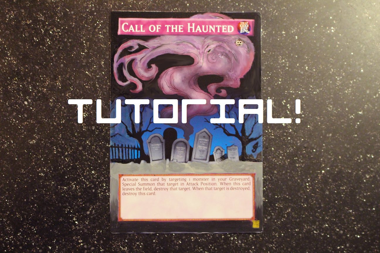 1296x864 Yu Gi Oh! Full Art Card Painting Tutorial Call Of The Haunted - Oh Painting