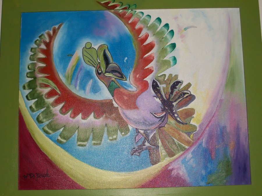 900x675 Ho Oh Painting By Ouranlover27 - Oh Painting