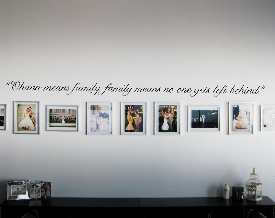 1120x888 Ohana Means Family Wall Decal - Ohana Means Family Painting