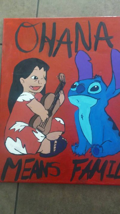 400x711 Adilabell (Adilene) - Ohana Means Family Painting