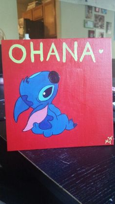 236x418 Lilo And Stitch Ohana - Ohana Painting