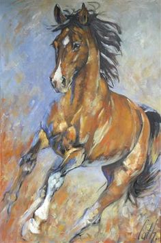 236x355 Pin By Avril Boag On Horses Horse, Watercolor - Oil Horse Painting