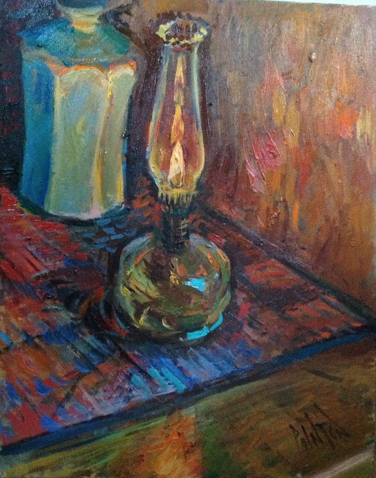 1260x1600 Year Of The Boat Oil Painting 59 - Oil Lamp Painting