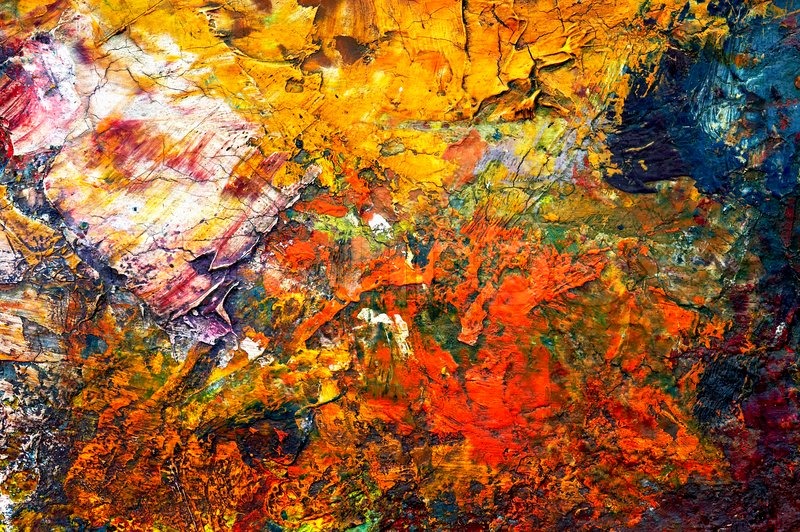 800x532 Dry Oil Paint On Oil Painting Stock Photo Colourbox - Oil Paint Painting