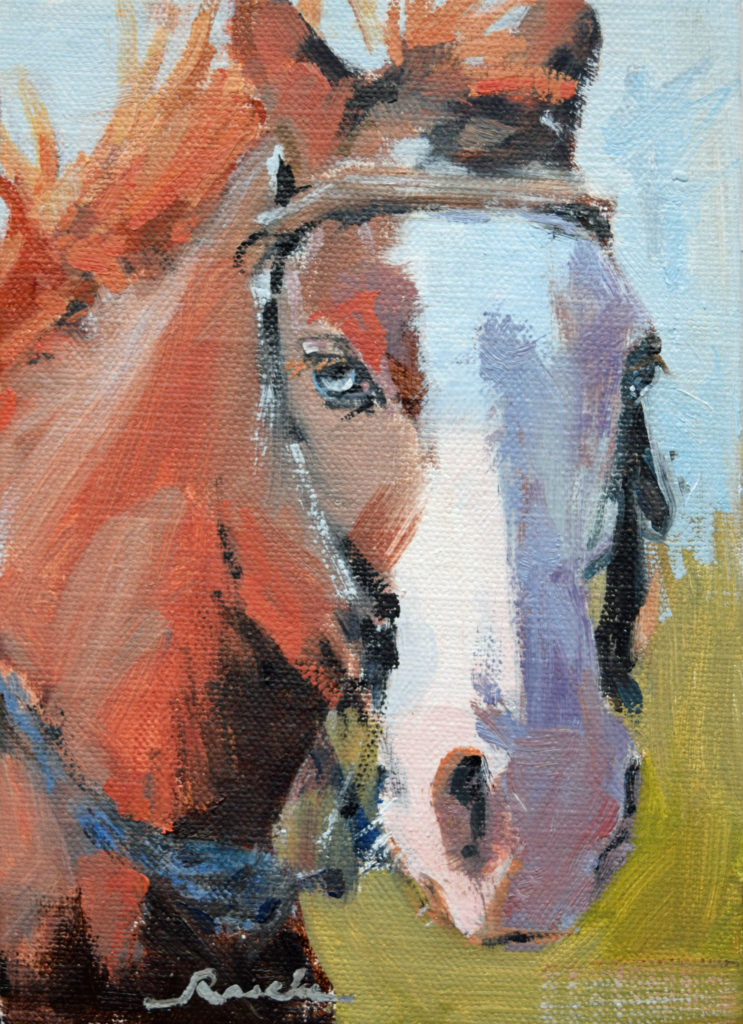 743x1024 Horse Pet Portrait Paintings Horse Portrait Paintings In Oil - Oil Paint Painting