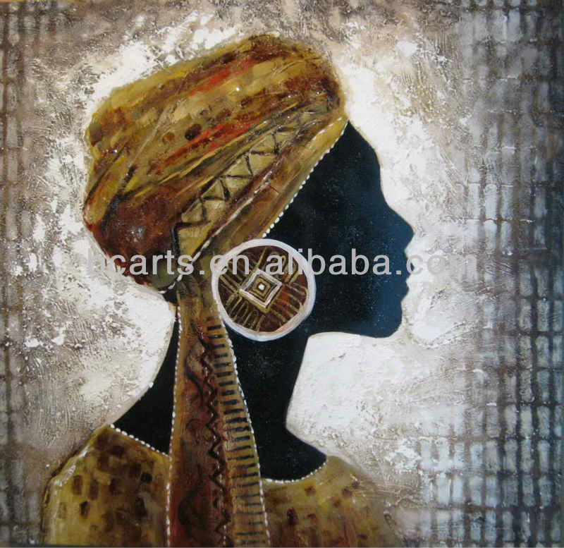 800x777 Handpainted Portrait African Women Oil Painting - Oil Painting Africa