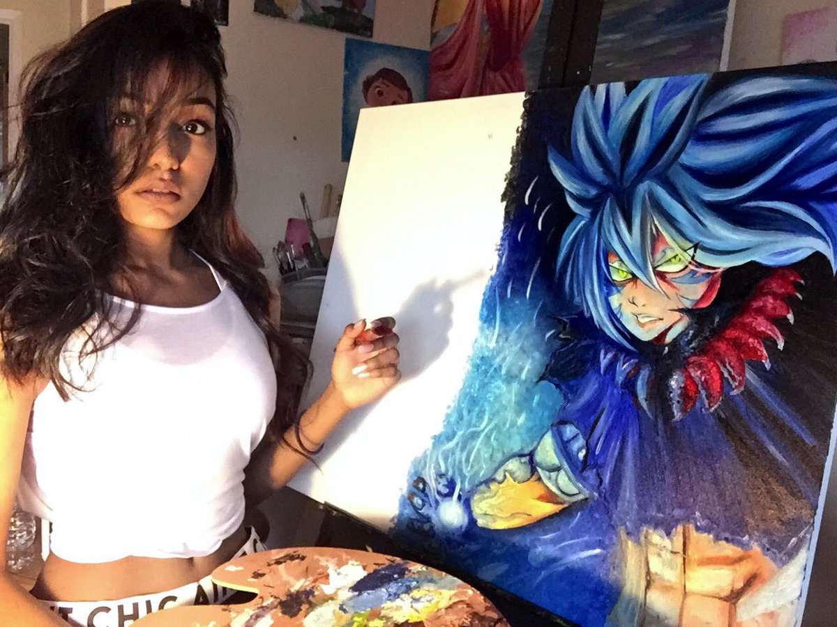 1200x900 Jyothee On Twitter - Oil Painting Anime