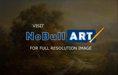 400x254 Jan Bartkevics - Oil Painting Autumn Landscape