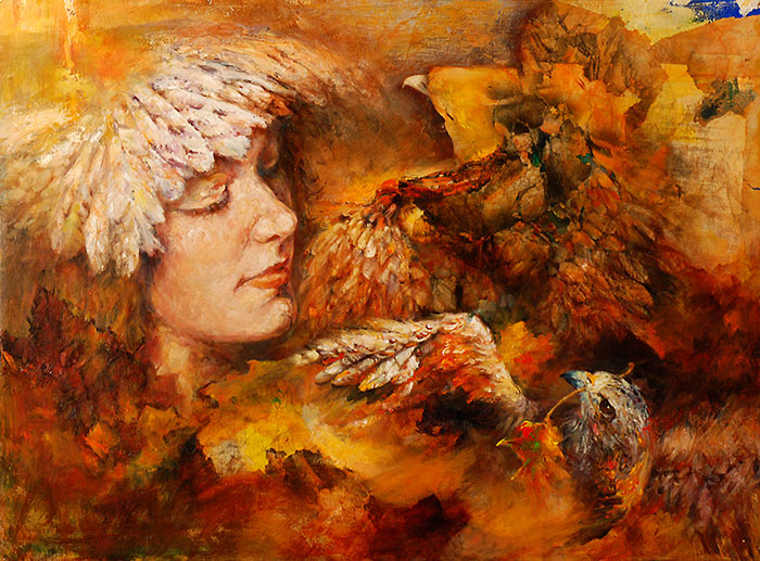 700x517 Oil Paintings Grace Lin Art - Oil Painting By