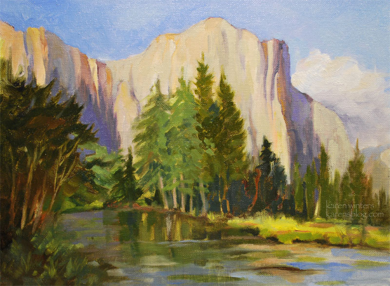 800x587 Yosemite Paintings Fine Art - Oil Painting By