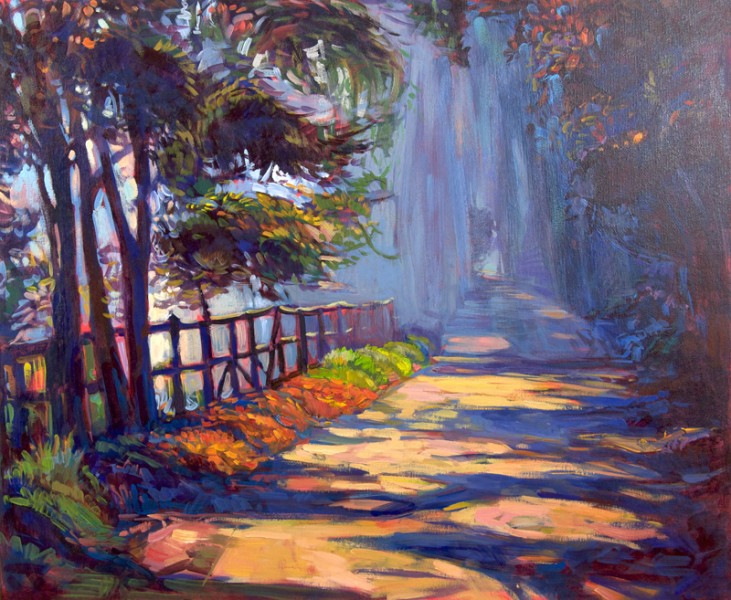 731x600 Landscapes Ivailo Nikolov Art - Oil Painting By