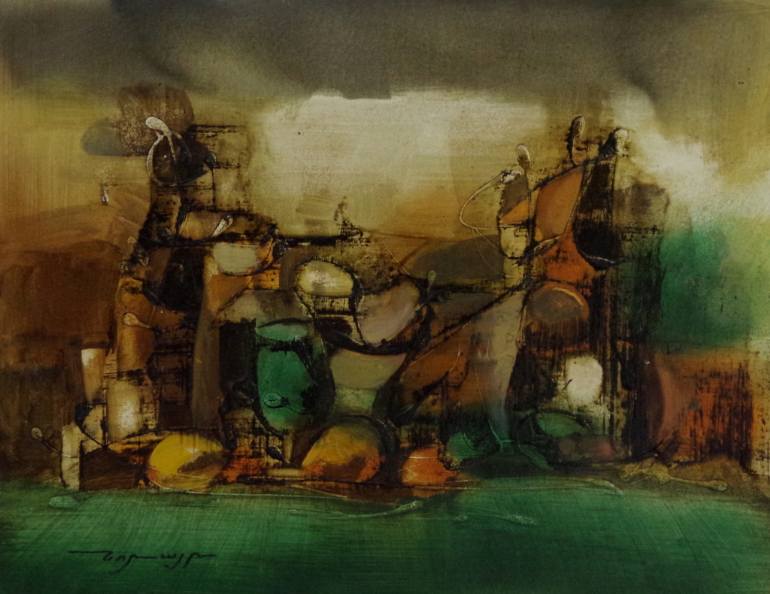 770x594 Saatchi Art Abstract Oil Painting, Original Handmade Art, One - Oil Painting By Artist