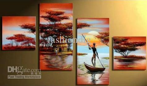475x279 Painting Canvas African Landscape Abstract Oil Painting Scenery - Oil Painting Canvas Art