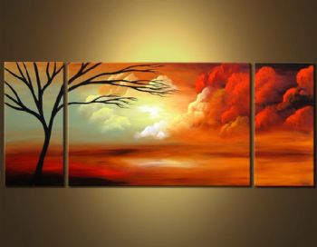 350x272 Stairway To Heaven Ii Modern Canvas Art Wall Decor Landscape Oil - Oil Painting Canvas Art