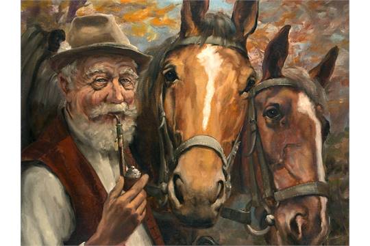 540x360 Hans Oil Painting - Oil Painting Com