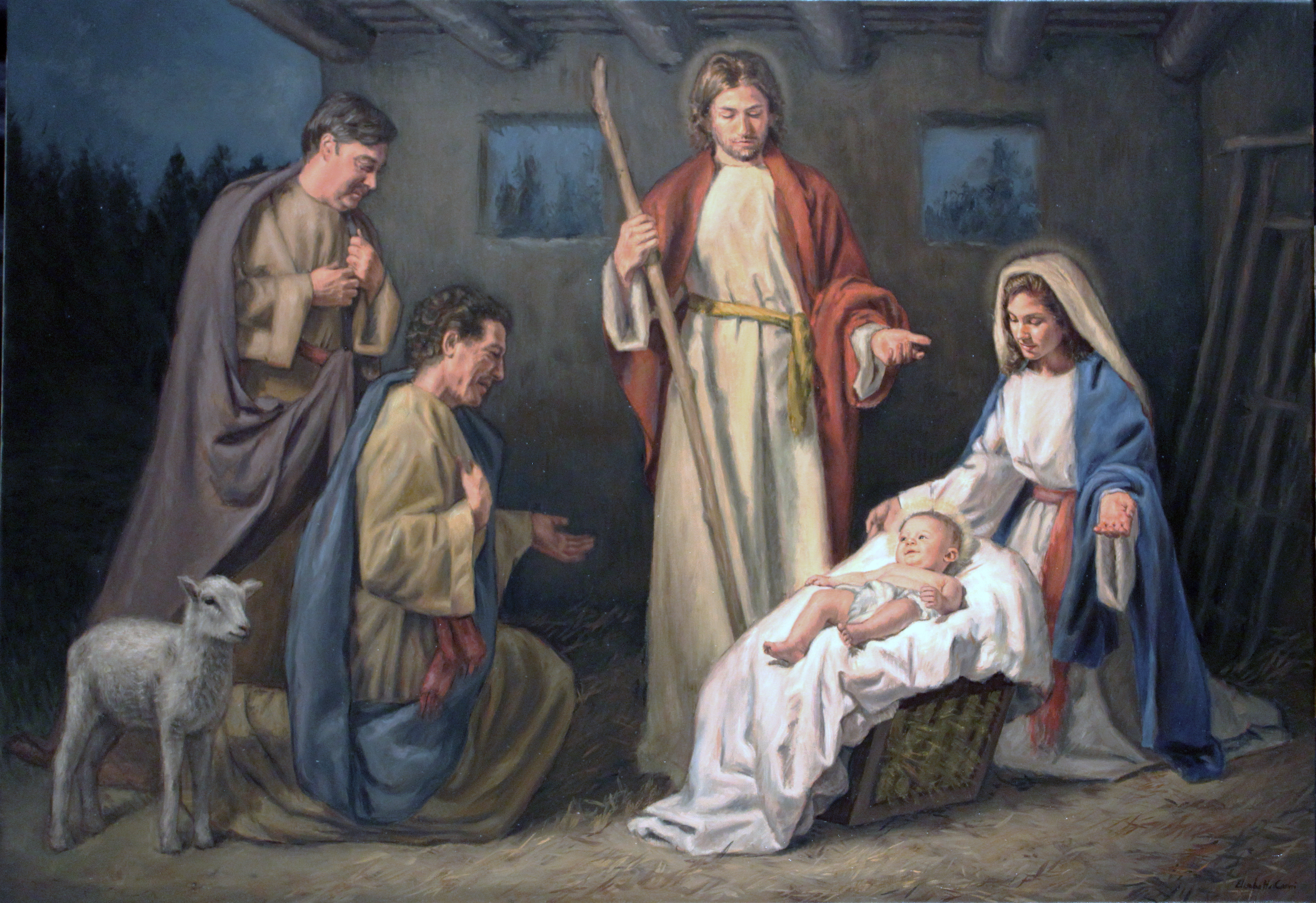 3805x2612 Oil Painting Sacred Art School - Oil Painting Com