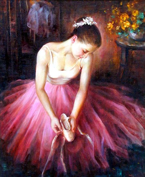 480x587 Ballet Oil Painting 006 - Oil Painting Com
