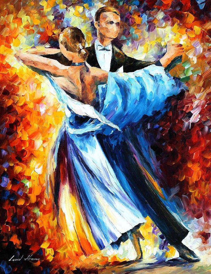694x900 Dance 3 - Oil Painting Dancer