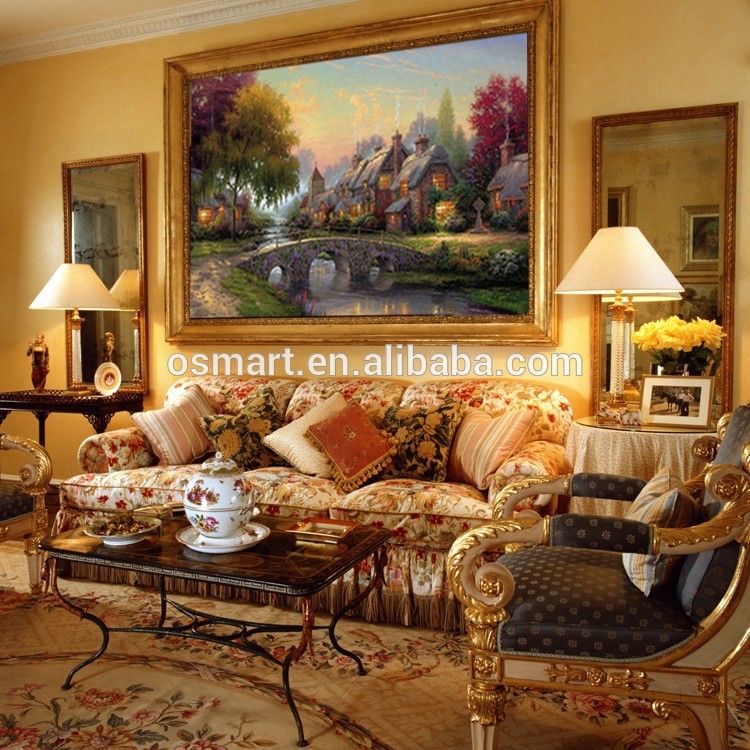 750x750 Museum Quality Amazing Beautiful Landscape Colorful Europe Country - Oil Painting Europe