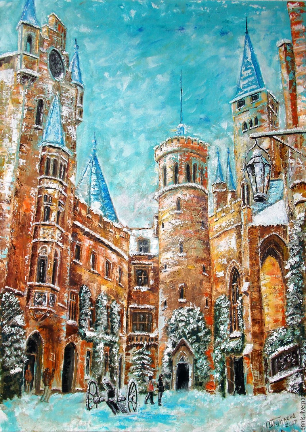 1064x1500 Oil Painting The Old Europe.germany Shop Online On Livemaster - Oil Painting Europe