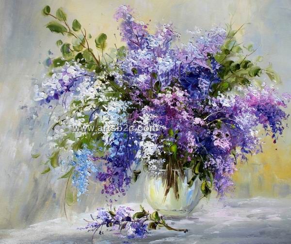 600x504 Impressed Flowers Oil Painting Op Ff2 23 - Oil Painting Flowers