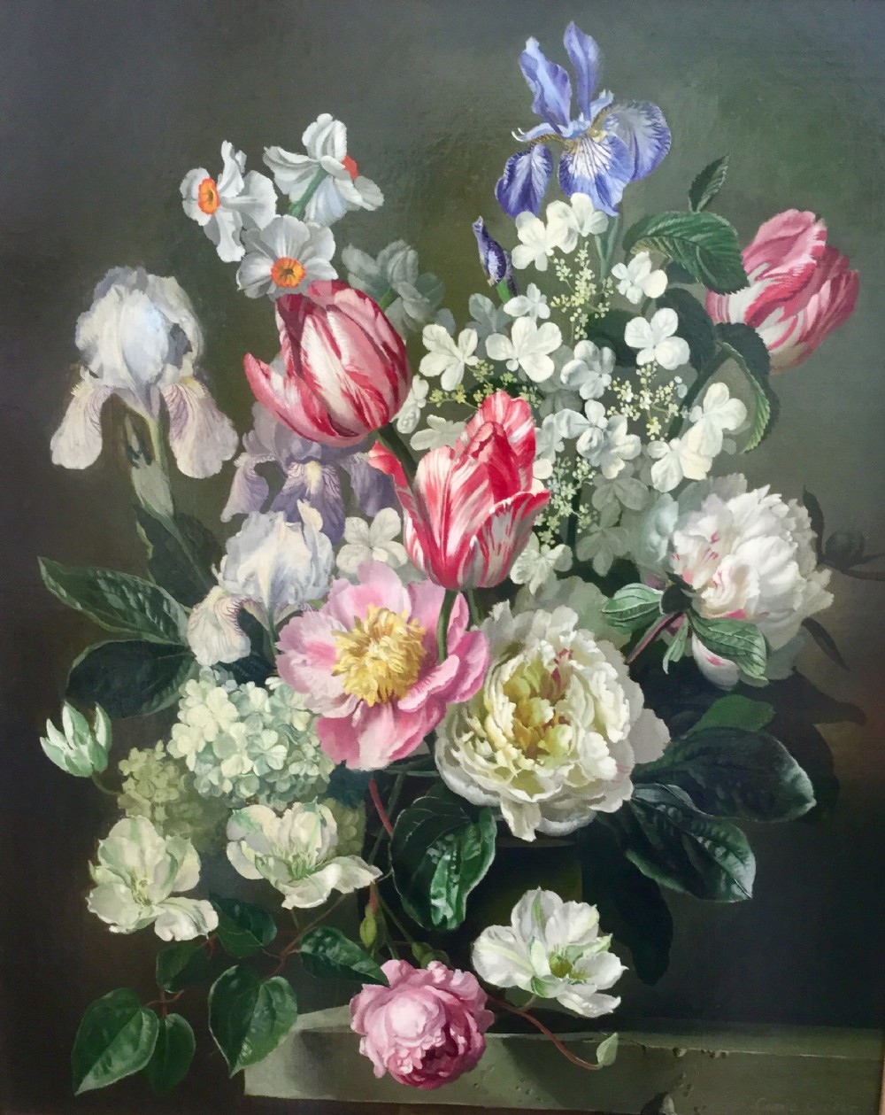1000x1259 Gerald Cooper Oil Painting - Oil Painting Flowers